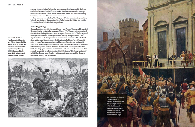 Bloody History of London double page spread