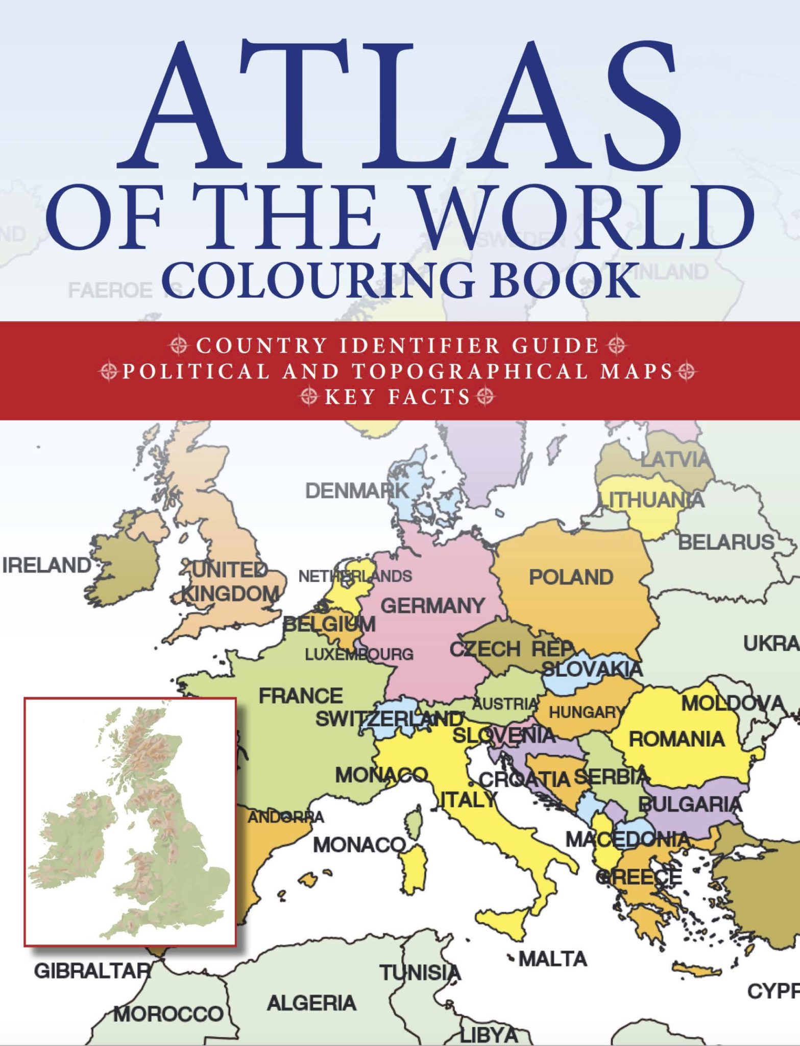 Atlas of the World Colouring Book