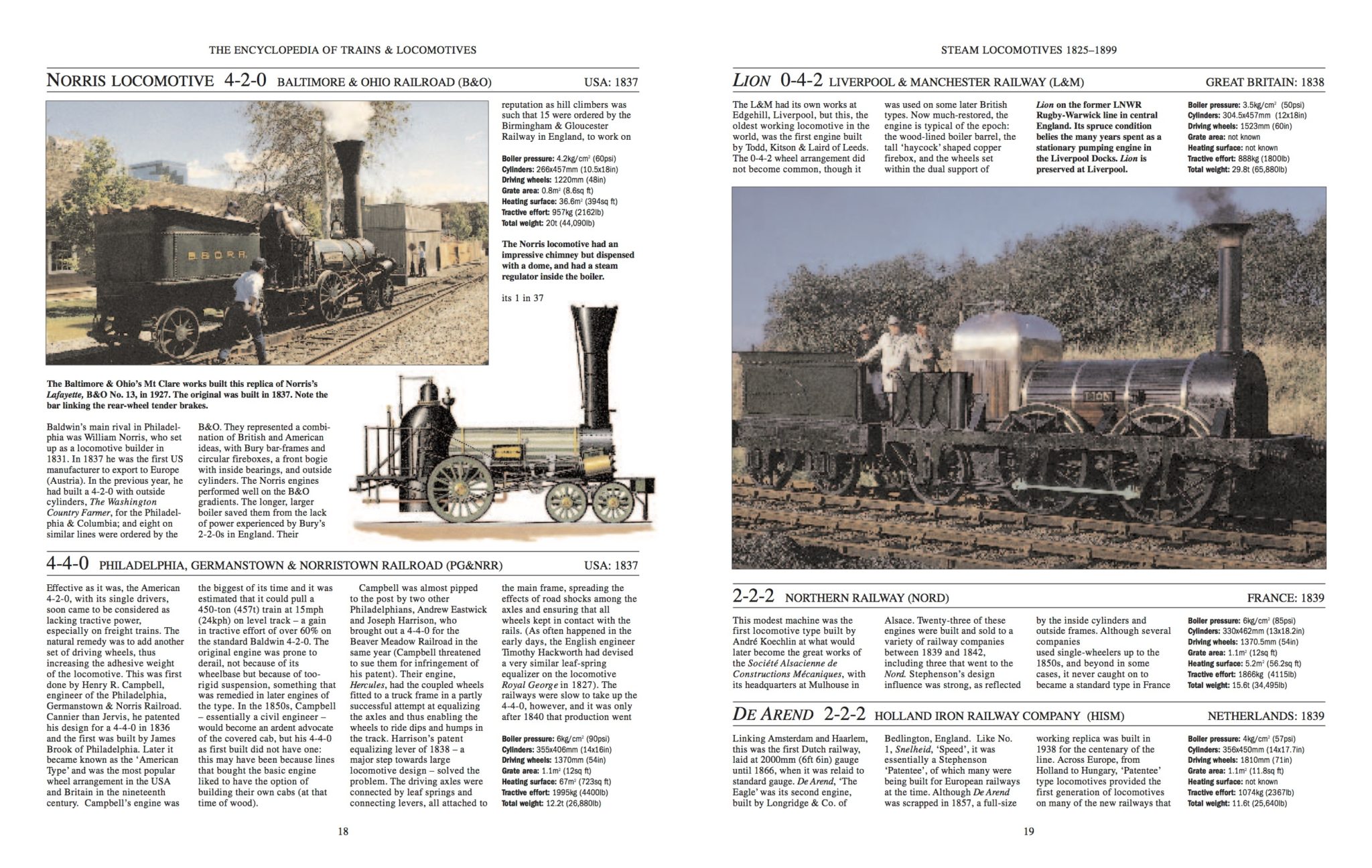 The Encyclopedia of Trains and [544pp] Amber Books