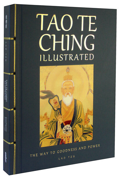 Tao Te Ching Illustrated book cover image 3/4 view
