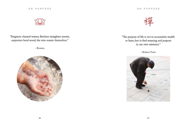 Zen Wisdom sample spread